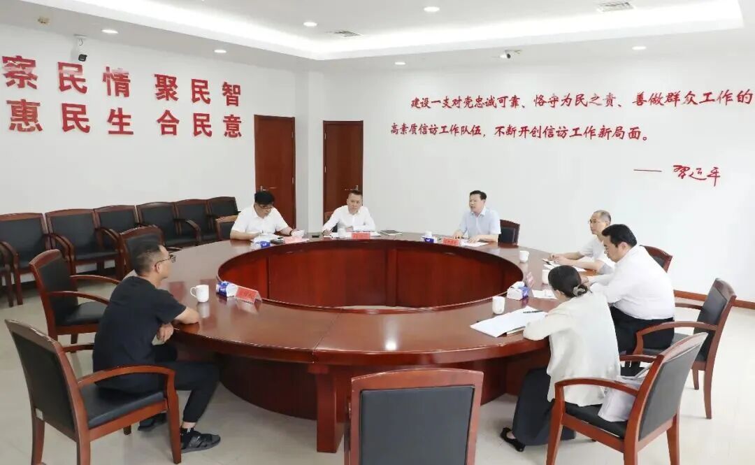 市委书记李佰平调研信访